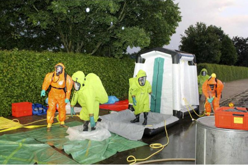 Übung Dekontamination